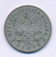 Lengyelország 1933. 2Zl Ag T:VF patina Poland 1933. 2 Zlote Ag C:VF patina Krause Y#20