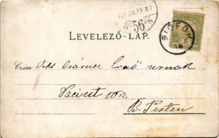 Siófok, hajókikötő, gőzhajó, vitorlás (EB)