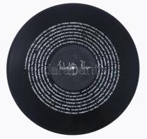 Hegedűs 2 László (1950-): Esterházy lemez, 1999. Bakelit lemez, nyomtatott szöveg. Jelzett Hegedűs 2...