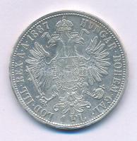 Ausztria 1887. 1Fl Ag "Ferenc József" T:AU,XF Austria 1887. 1 Florin Ag "Franz Joseph" C:AU,XF Krause KM#2222