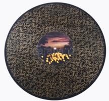 Hegedűs 2 László (1950-): Vadkörték A (művészlemez). Bakelit lemez, nyomat. Jelzett Hegedűs 2 László által. Számozott (28/50). d: 30 cm.