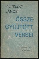 Pilinszky János összegyűjtött versei. Szerk., sajtó alá rend. és utószóval ellátta: Jelenits István. Bp., 1987, Szépirodalmi Könyvkiadó. Kiadói egészvászon-kötés, kissé sérült kiadói papír védőborítóban.