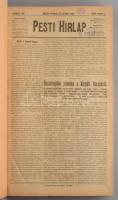 1915 Pesti Hírlap. XXXVII. évf. 32-59. szám. 1915. február 1. - 28. Háborús számok. Gazdag korabeli reklámanyaggal. Érdekes írásokkal, az I. világháború híreivel. Átkötött félvászon-kötésben.