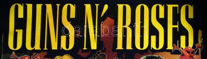 2023 Guns 'n' Roses, Puskás Aréna, koncertplakát, papír, feltekerve, apró gyűrődésekkel, 1...