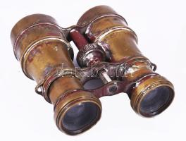 Busch Mod VII réz távcső, 12x11 cm