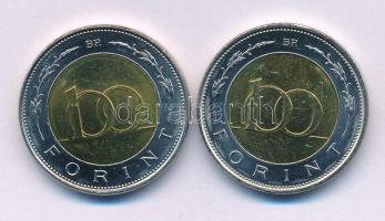 2002. 100Ft "Kossuth" (2xklf) kötőjeles és kötőjel nélküli változat T:XF kis karc
Adamo F...