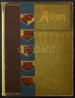 Schaubek Képes Levélbélyeg albuma új Viktória-kiadás előnyomott lapokkal, szép állapotban