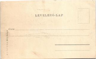 Siófok, Sió részlet, híd. M. T. és F. I. Koch Willy kiadása (vágott / cut)