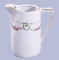 Szecessziós kiöntő, kis kopással, m: 14 cm