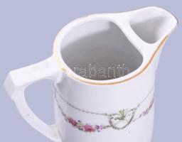 Szecessziós kiöntő, kis kopással, m: 14 cm