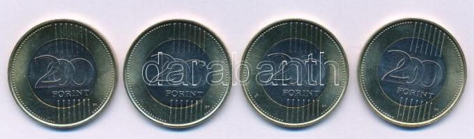 2023. 200Ft "Petőfi" (2x) + 2024. 200Ft "Batthyány" (2x) T:UNC,AU