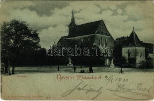 1900 Malacka, Malaczka, Malacky; Kolostor. Wetschl kiadása / monastery (EK)