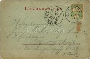 1900 Malacka, Malaczka, Malacky; Kolostor. Wetschl kiadása / monastery (EK)