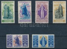 Olaszország 1948 Szent Katalin sor Mi 740-745 (**Mi EUR 170,-) (Mi 742-743, 745 falcos / hinged)