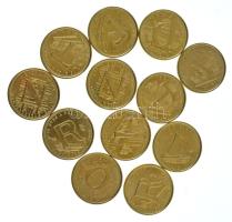 2021. 5Ft Cu-Ni-Zn "75 éves a Forint" (12db, 6xklf) teljes sor 2x! T:AU,XF