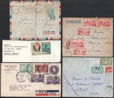 69 db külföldi levél, köztük sok légi
