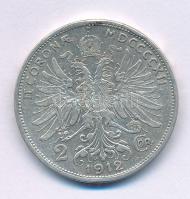 Ausztria 1912. 2K Ag "Ferenc József" T:XF,VF kis patina Austria 1912. 2 Corona Ag "Franz Joseph" C:XF,VF small patina Krause KM#2821