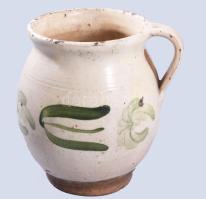 Szilke. Alföld, 20. sz. eleje, mázhibákkal, m: 17 cm