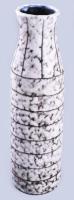Hódmezővásárhelyi fehérmázas váza, hibátlan, m: 34,5 cm