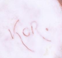 Kornfeld János: Iparművész váza. Jelzett, hibátlan, m: 33 cm