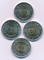 2022. 100Ft "Pénzmúzeum" + 2023. 100Ft "175 éves a Magyar Honvédség" + 2024. 100...