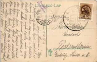 Beszterce, Bistritz, Bistrita; Kórház utca, piac, üzletek / Spitalgasse / Hospital Street, market, s...