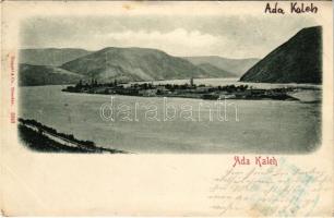 Ada Kaleh, Török sziget Orsova alatt a Dunán. Stengel &amp; Co. / Turkish island (vágott / cut)