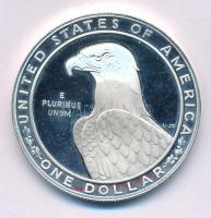 Amerikai Egyesült Államok 1983S 1$ Ag "XXIII. Nyári Olimpiai Játékok, Los Angeles" kapszul...