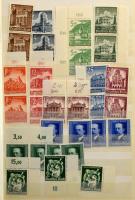 Érintetlen hagyaték, főleg külföldi bélyegek sok némettel 2 db közepes berakóban közte sok Deutsches...