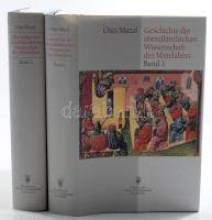 Mazal, Otto: Geschichte der abendländischen Wissenschaft des Mittelalters (1-2) Verlag: Akademische Druck- und Verlagsanstalt, Graz, 2006. Kiadói kartonált papírkötésben, papír védőborítóval.