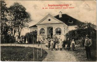 1907 Sepsiszentgyörgy, Sfantu Gheorghe; M. kir. állami tanítónőképző intézet. Benkő M. kiadása / teachers' training institute (fl)
