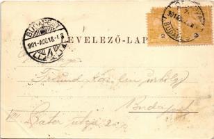 1901 Orsova, Werfte der M.F.T.R. / MFTR (Magyar Királyi Folyam- és Tengerhajózási RT) hajógyára. Hut...