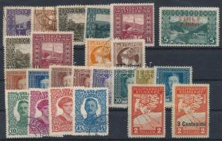 Bosznia-Hercegovina 7 db klf csonka sor, összesen 24 db bélyeg