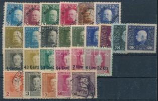 Bosznia-Hercegovina 4 db klf csonka sor, összesen 26 db bélyeg