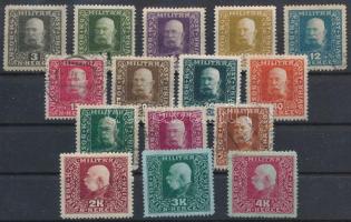 1916 Ferenc József-fejes kiadás 15 értéke