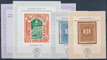 1996 MAFITT 4 darabos emlékív garnitúra