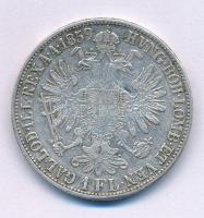 Ausztria 1859M 1Fl Ag "Ferenc József" Milánó T:VF Austria 1859M 1 Florin Ag "Franz Joseph" Milan C:VF Krause KM#2219