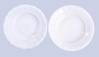 Zsolnay 8 darab paraszt tányér, jelzett, kopással, pattanással, d: 23,5 cm