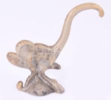 Bronz elefánt figura, m: 9,5 cm