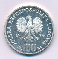 Lengyelország 1979. 100Zl Ag "Ludwik Zamenhof" kapszulában T:UNC (eredetileg PP) Poland 1979. 100 Zlotych Ag "Ludwik Zamenhof" in capsule C:UNC (originally PP) Krause Y#103