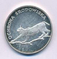 Lengyelország 1979. 100Zl Ag "Hiúz" T:AU (eredetileg PP) kis patina
Poland 1979. 100 Zlot...