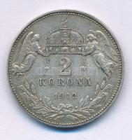 1912KB 2K Ag "Ferenc József" T:XF,VF patina Adamo K6