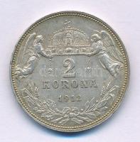 1912KB 2K Ag "Ferenc József" T:AU,XF patina Adamo K6