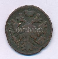 Orosz Birodalom 1738. Denga (1/2k) Cu T:F patina
Russian Empire 1738. Denga (1/2 Kopeck) Cu C:F pat...