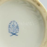 Herendi Viktória mintás váza, jelzett, kézzel festett, m: 15,5 cm