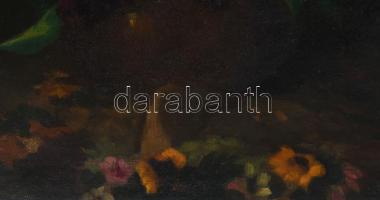 Molnár Z. János (1880-1960): Virágok. Olaj, vászon, jelezve jobbra lent. Javított. Apró sérülésekkel...