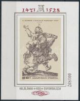 1978 Festmény - XVI. - Albrecht Dürer vágott blokk (7.000)