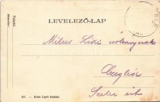 Tápiószele, Tápió-Szele; Dubraviczky kastély. Kohn Lipót kiadása