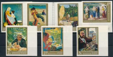 1967 Festmények III. vágott ívszéli sor