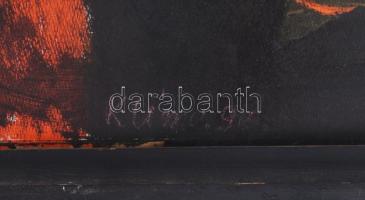 Klimó Károly (1936-): Kép arannyal és feketével, 1990-es évek. Olaj, vászon, jelezve balra lent. 70,...